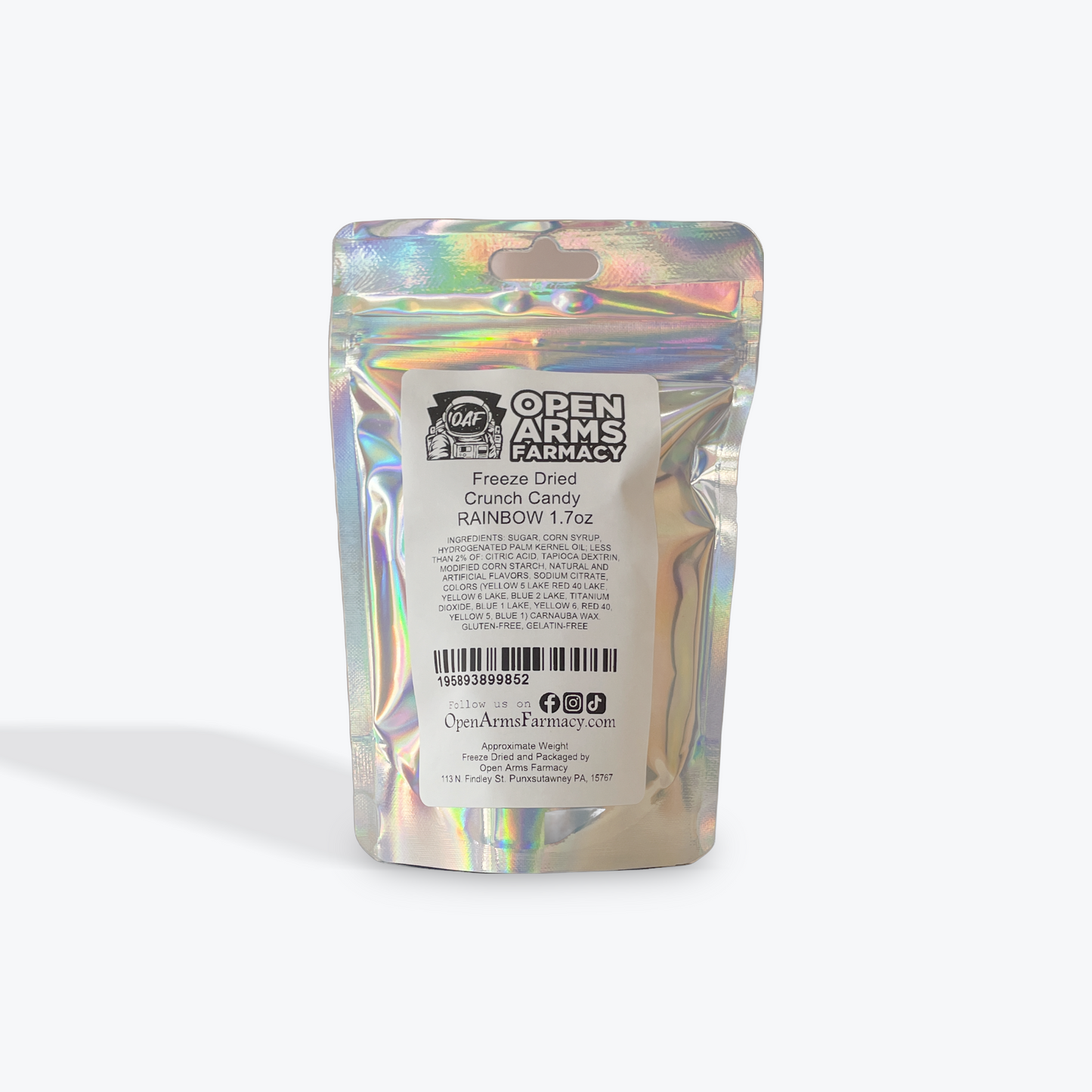 Freeze Dried Crunch Candy Original RAINBOW 1.7oz